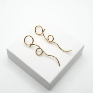 Nathalie - Boucles d'oreilles pendantes originales