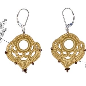 Boucles d&rsquo;oreilles pendantes Cœur