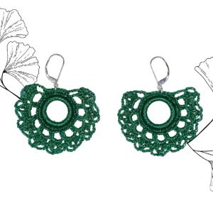 Boucles d&rsquo;oreilles pendantes Éventail