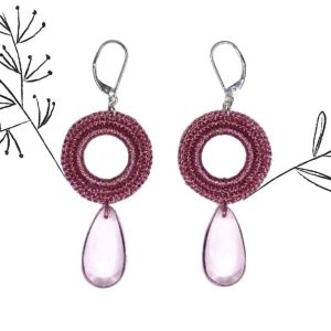 Boucles d&rsquo;oreilles pendantes Rondes