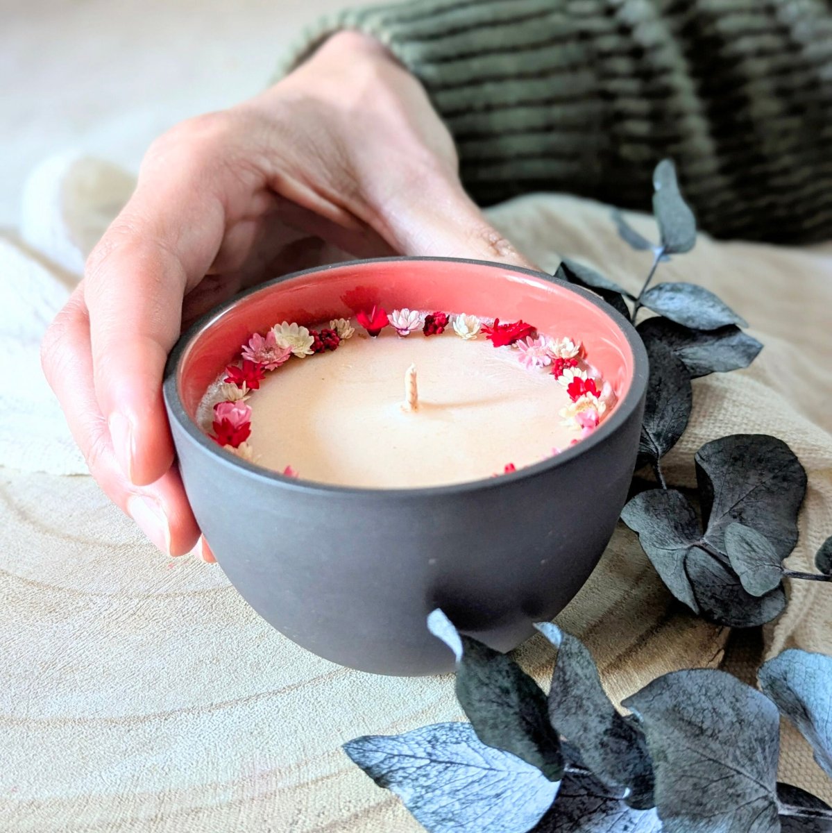 Bougie parfumée parfum jasmin, Suzanne – Image 3