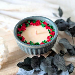 Bougie fleurie parfum jasmin, Allyson