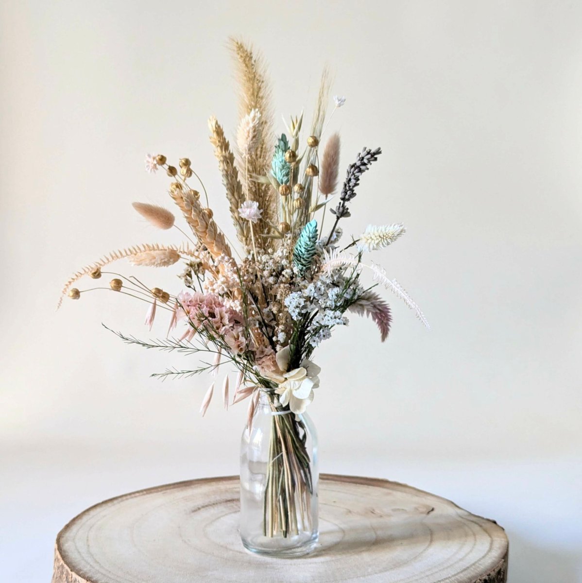 Petit bouquet de fleurs séchées naturelles pour décoration d’intérieur, Adélie – Image 4