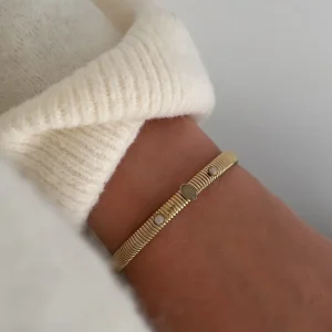 Kera blanc - Bracelet élastiqué