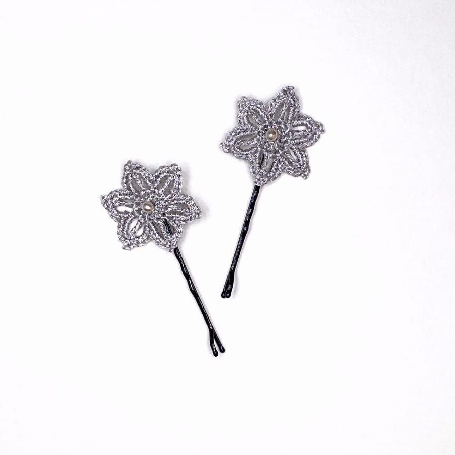 Barrette cheveux fleur ou étoile – Image 8