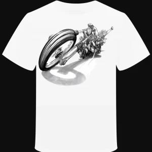 T-shirt "Riding line" BIKER MOTORCYCLE
