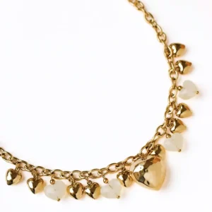 Terry - Collier breloques coeur