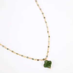 Nathalia vert - Collier trèfle