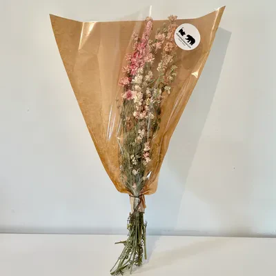 FLEURS SÉCHÉES, DELPHINIUM séché, DIY, Loisirs créatifs, à la Botte 2 couleurs – Image 7