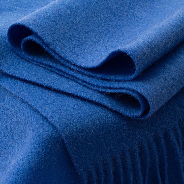 Écharpe longue en laine uni – Image 2