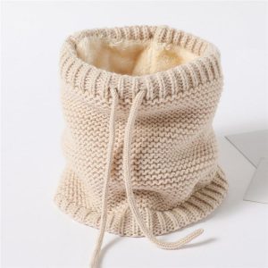 Écharpe snood doublée en fausse fourrure