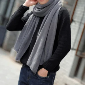 Écharpe tricotée épaisse