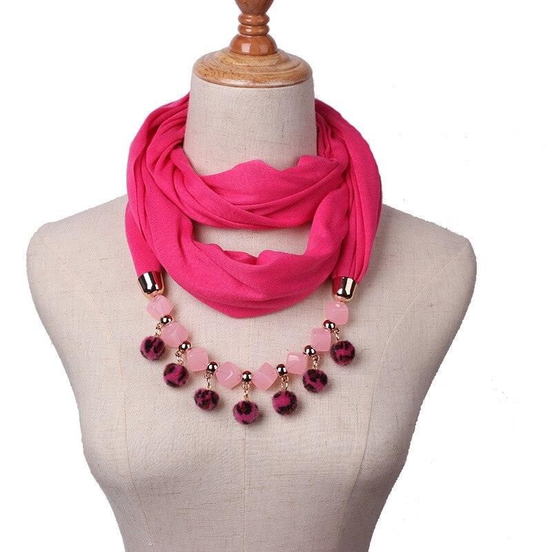 Foulard bijoux avec perles multiple au touché doux – Image 8