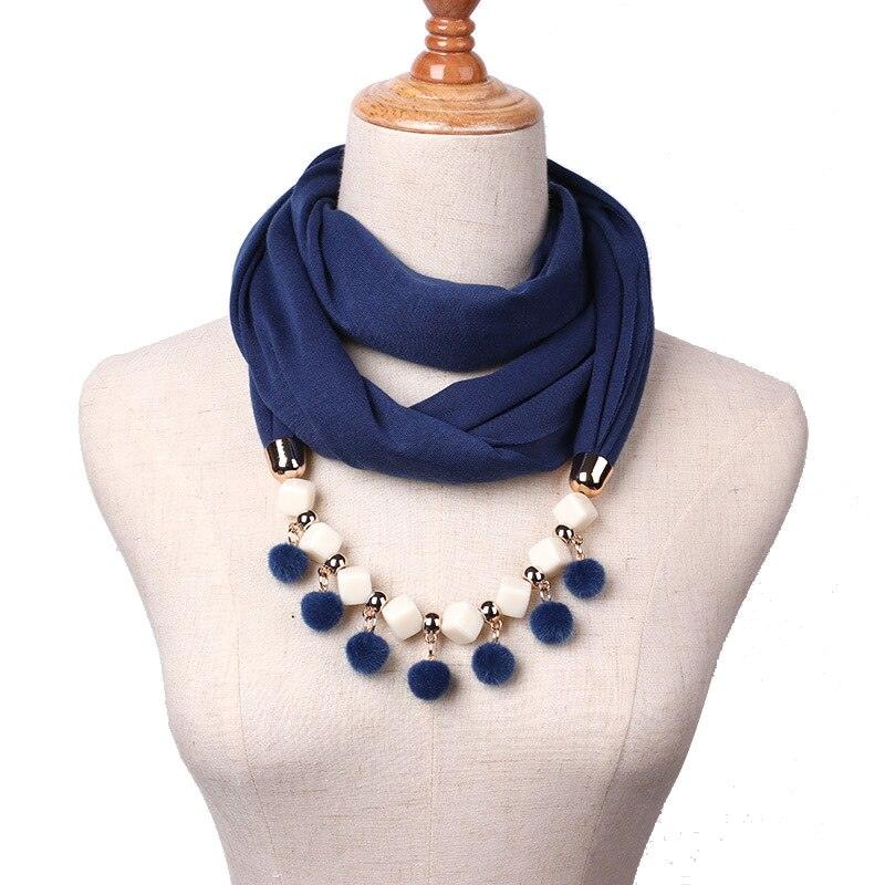Foulard bijoux avec perles multiple au touché doux – Image 9