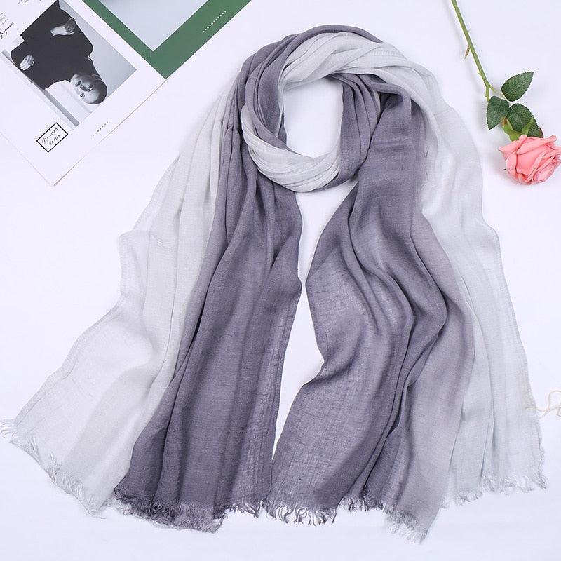 Foulard lin dégradé – Image 8