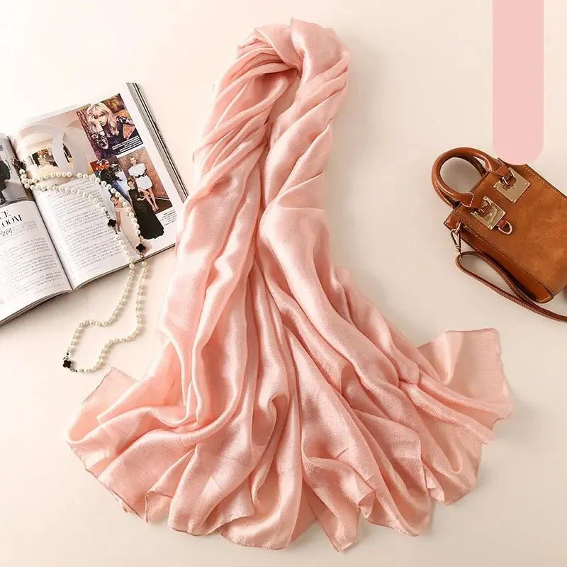 Foulard Satin Doux et Élégant