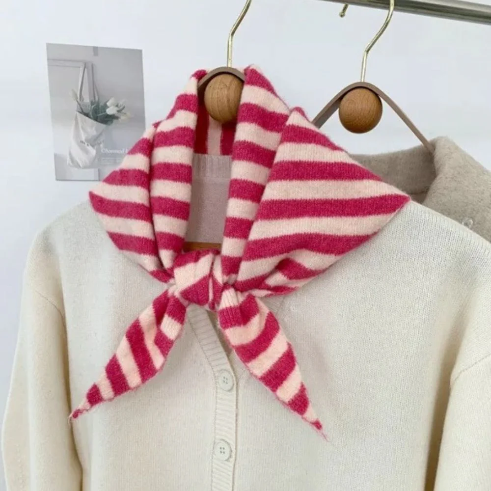 Foulard Tricoté rayée et coloré – Image 4