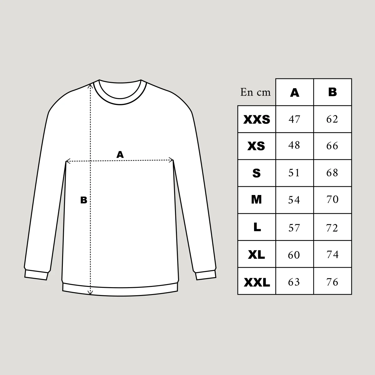 SWEAT-SHIRT COTON BIO IMPRIMÉ - COEUR PARIS - ÉCRU – Image 6