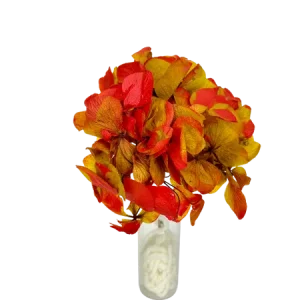 Hortensia rose rouge rouille Mini Bouquet, Complément, Box DIY