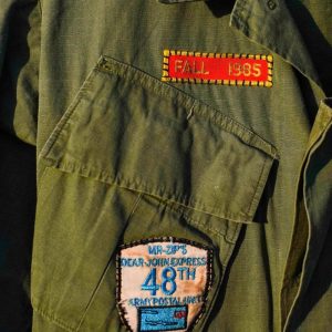Rare Vintage Para utility shirt 3th patern with patch Vietnam Era