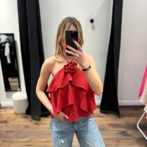 Débardeur "ALBA" rouge