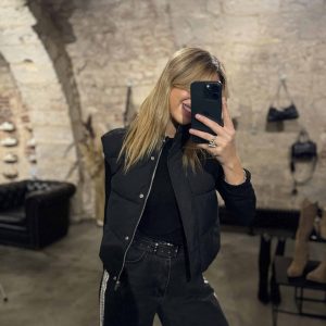 Doudoune sans manches noire