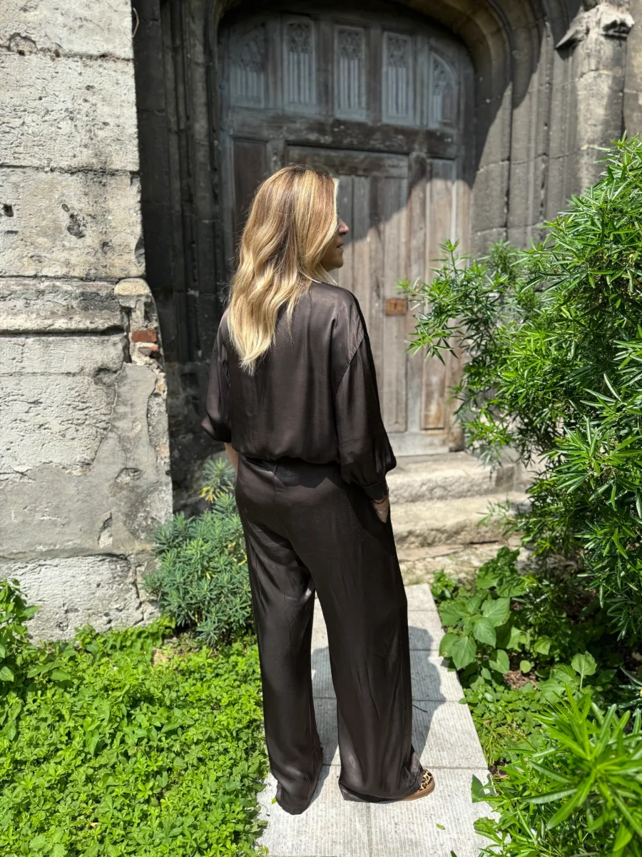 Bombers satiné choco – Image 4