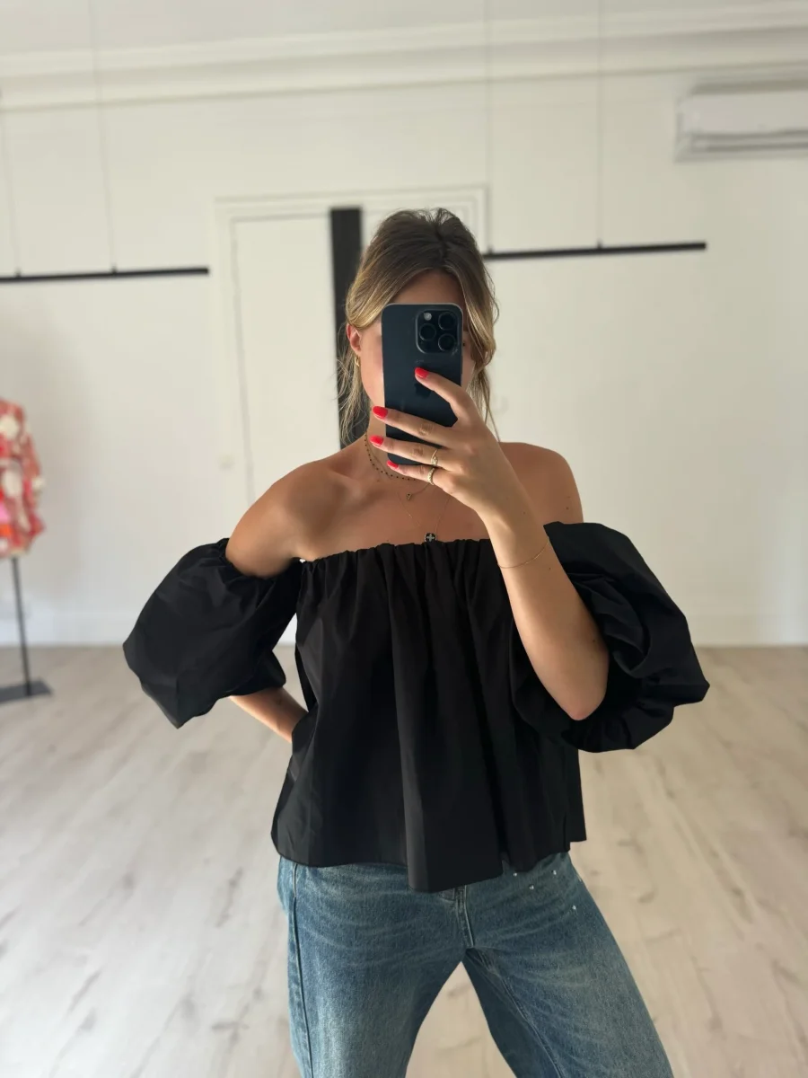 Bustier "NINON" noir – Image 4