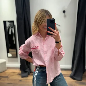 Chemise rose « St. Tropez »
