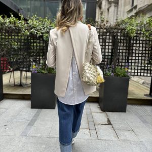 Veste chemise beige « impérial »
