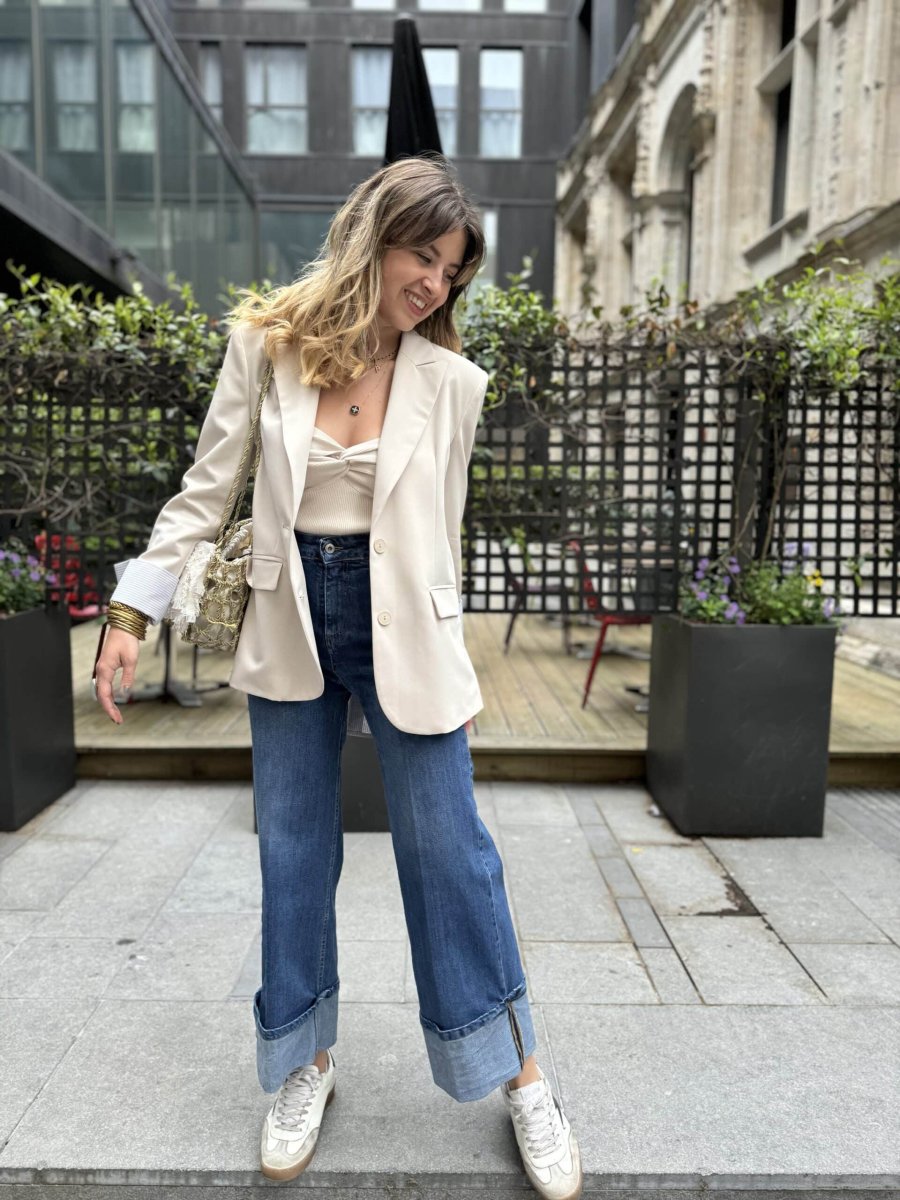 Veste chemise beige « impérial » – Image 9