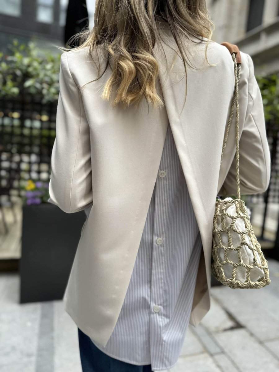 Veste chemise beige « impérial » – Image 7