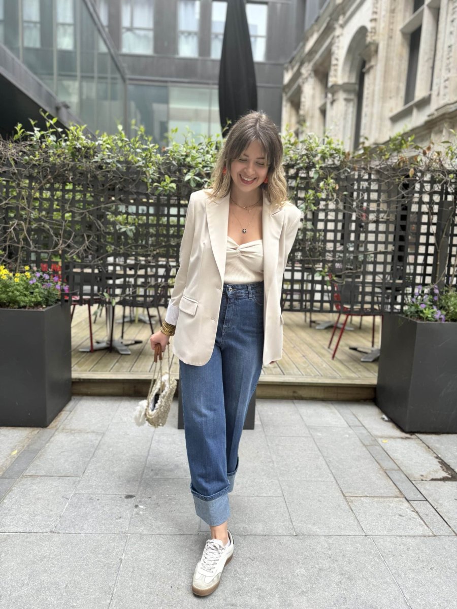 Veste chemise beige « impérial » – Image 6