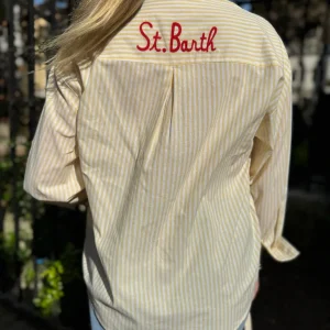 Chemise « St. Barth » jaune