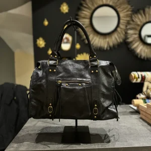 Grand sac MIA noir brillant