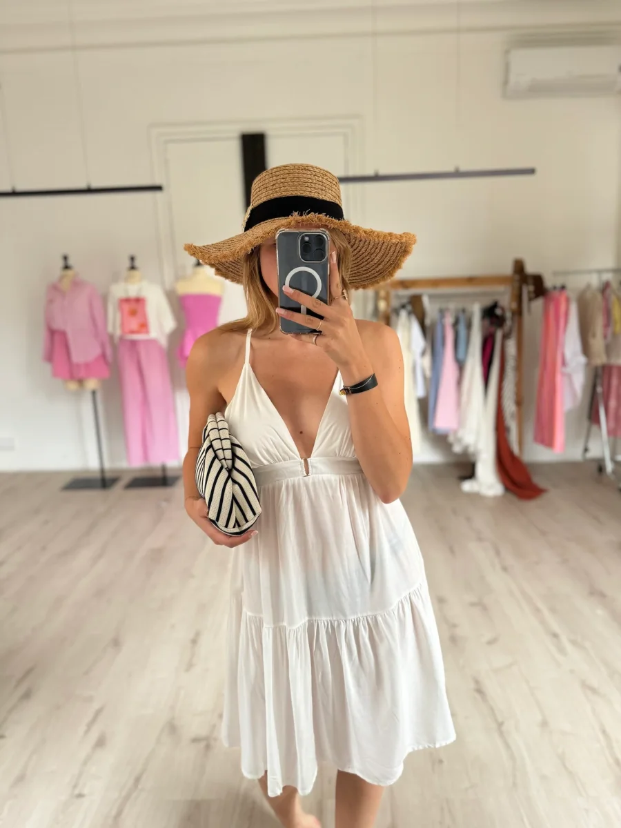 Pochette rayée bleue – Image 3