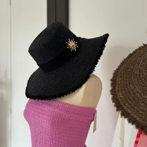 Chapeau soleil noir