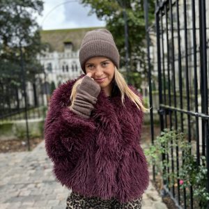 Veste « Clara » bordeaux