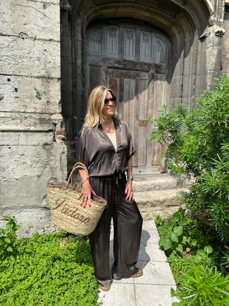 Bombers satiné choco – Image 7