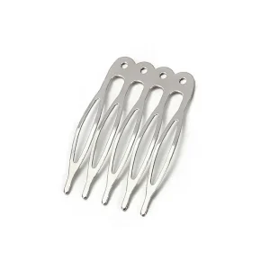 Lot de 10 Épingles à Cheveux en Métal avec Cinq Dents