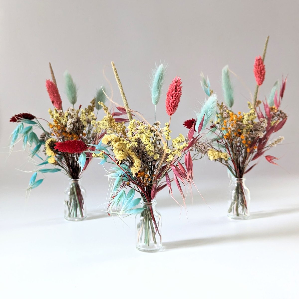 Mini bouquet de fleurs séchées pour décoration de table évènementielle, Pimp – Image 2