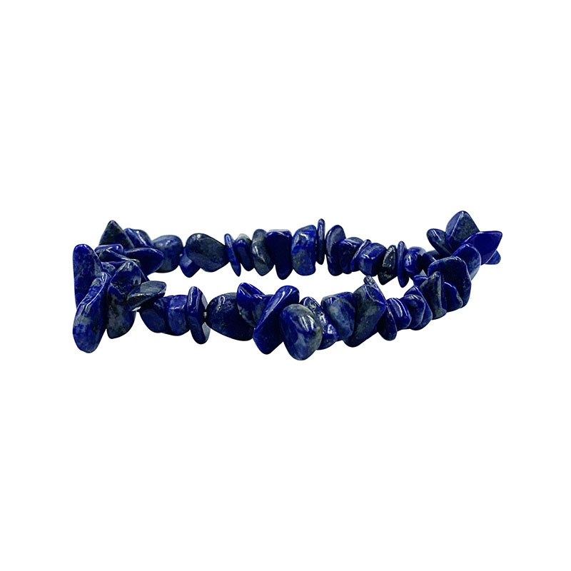 Bracelet lapis lazuli baroque