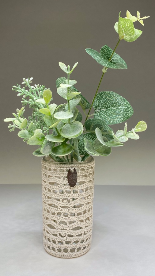 Petit vase à poser en dentelle au crochet – Image 8