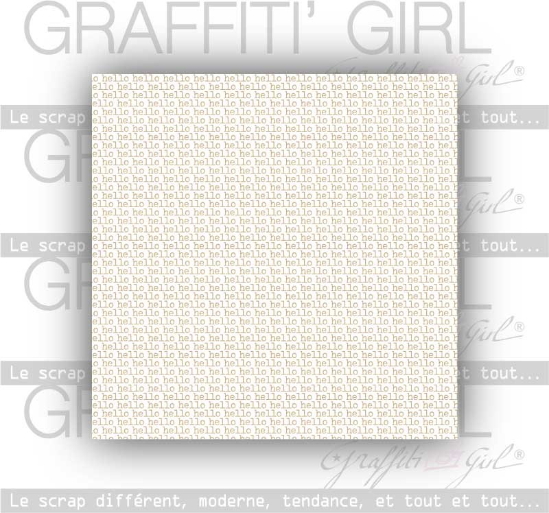 Lot de 6 papiers 30×30 Lovely Kraft – Image 3