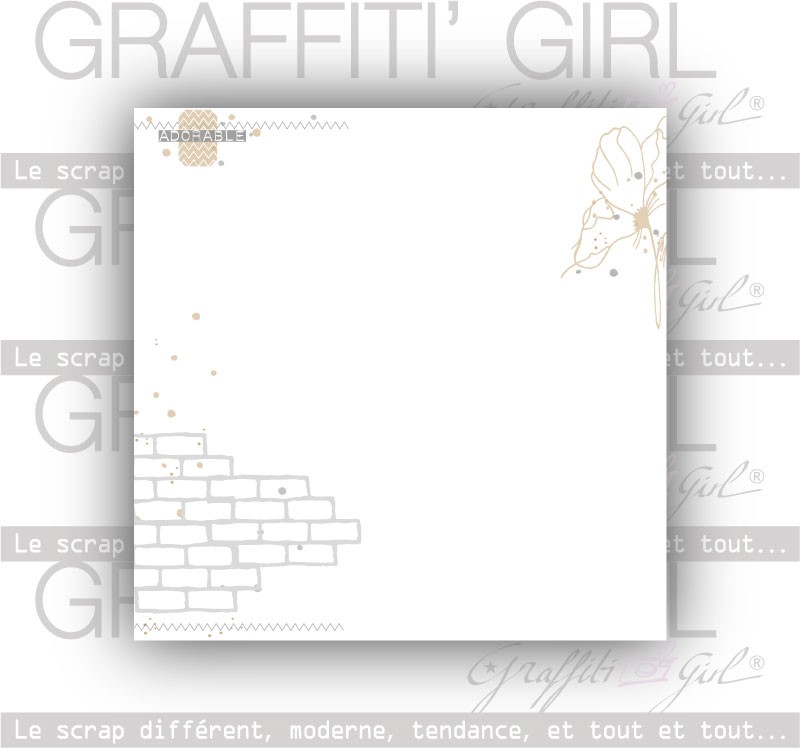 Lot de 6 papiers 30×30 Lovely Kraft – Image 5