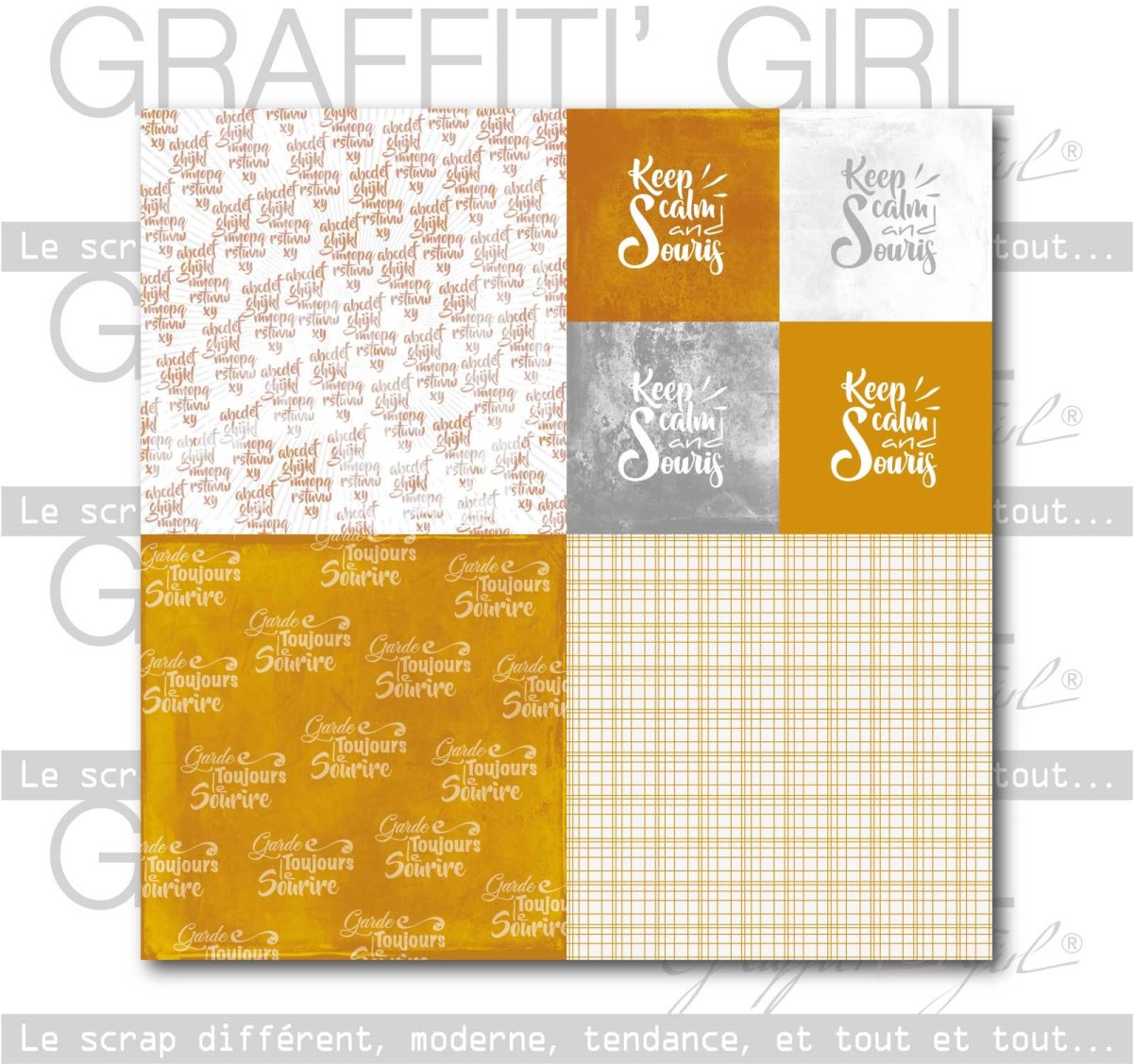 Bloc papiers 15×15 Lettering – Image 4