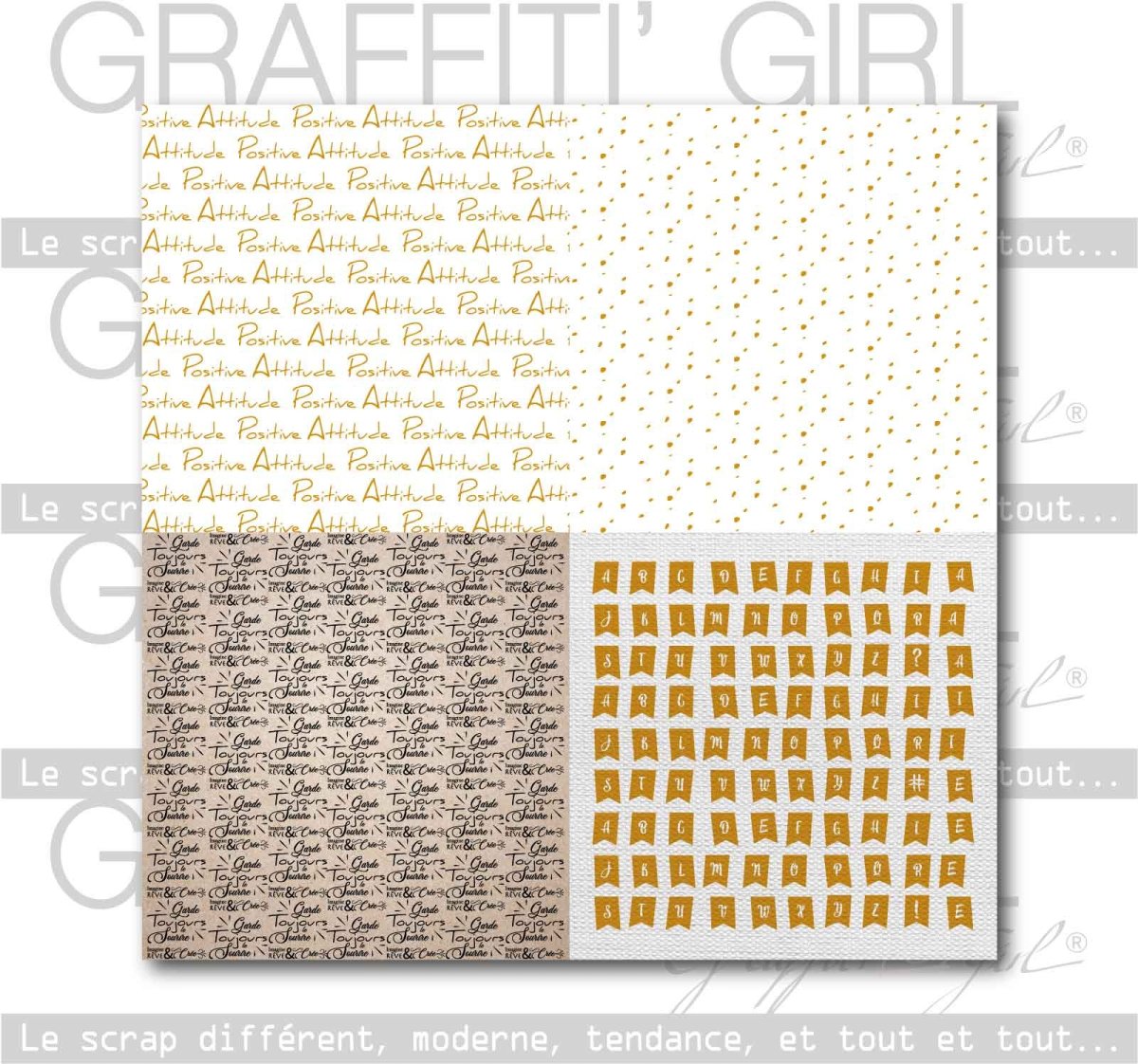 Bloc papiers 15×15 Lettering – Image 6