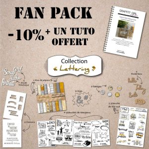 Fan Pack collection Lettering