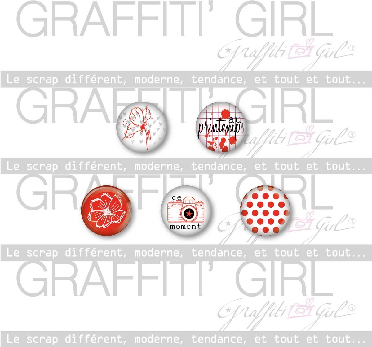 Badges Coquelicot – Image 2