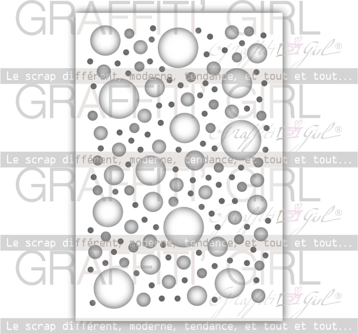 Pochoir Ronds douillets – Image 2